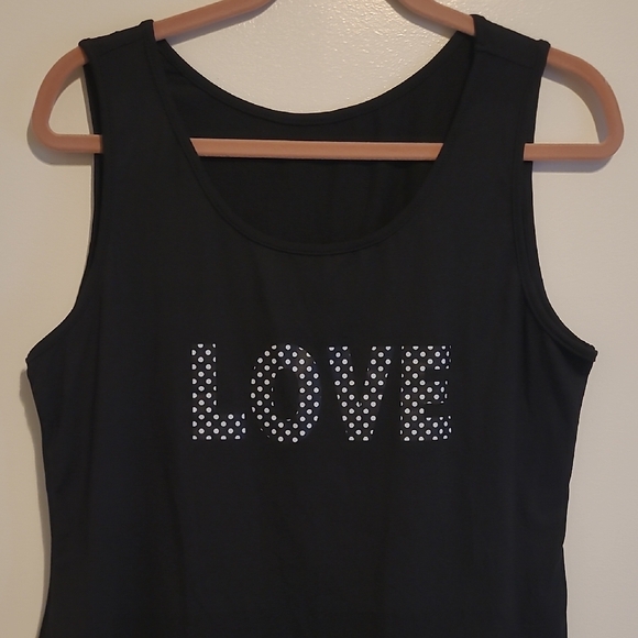 SHEIN Black Pajama Set with White Accents - Picture 5 of 6